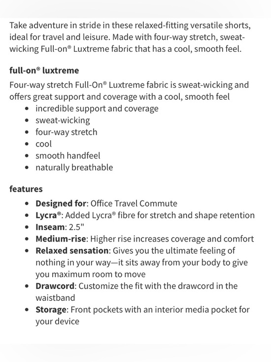 lululemon athletica On The Fly Shorts Size 6 - Picture 3 of 9